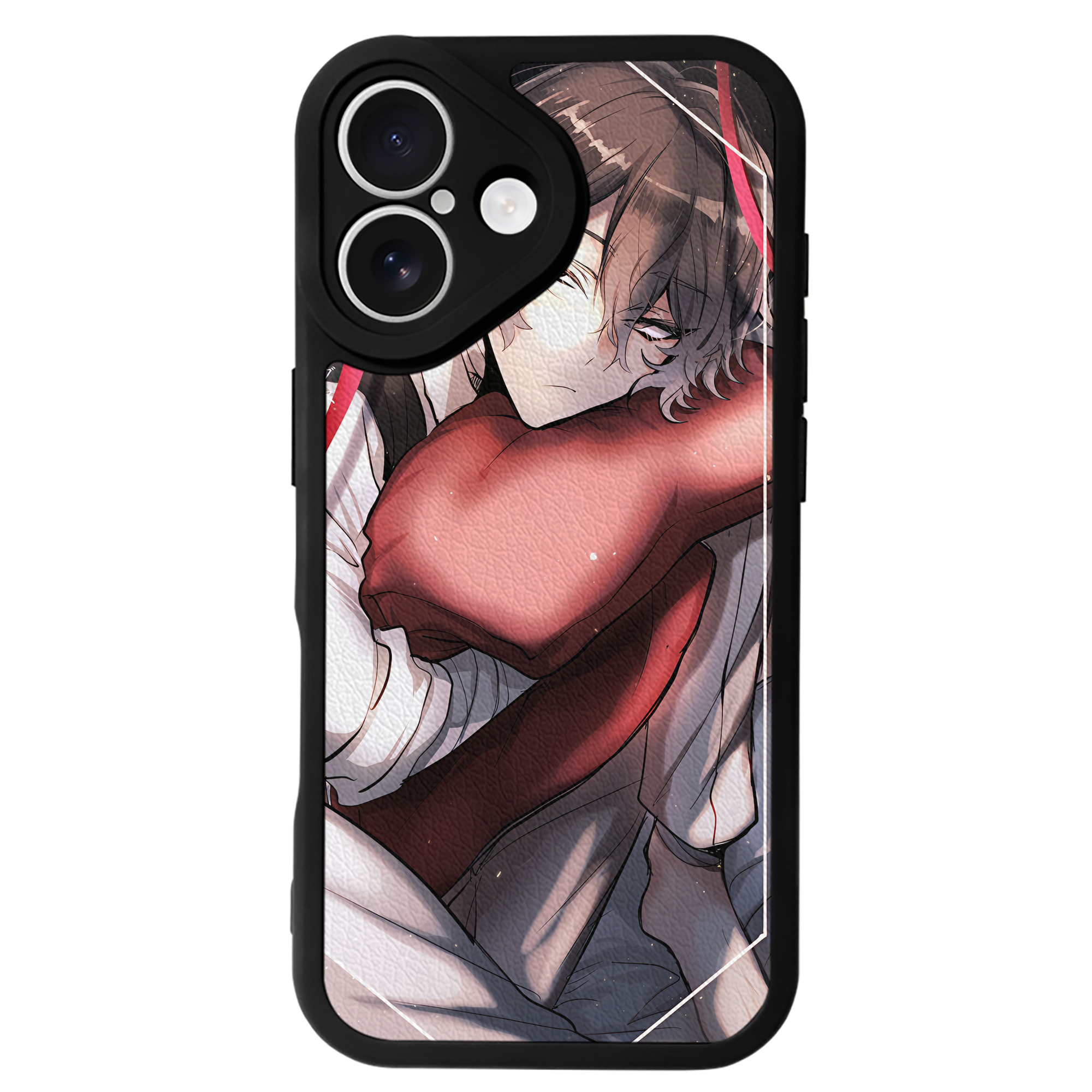 （画像用） 文豪ストレイドッグス Bungo Stray Dogs 【iPhone 16シリーズ対応】シリコンスマホケース（レザー調） 材質：シリコン